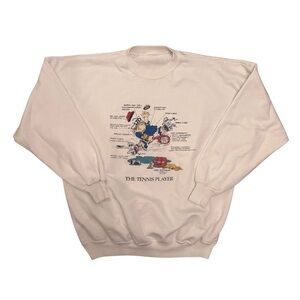 Vintage Graphic Tennis Men's Sweater